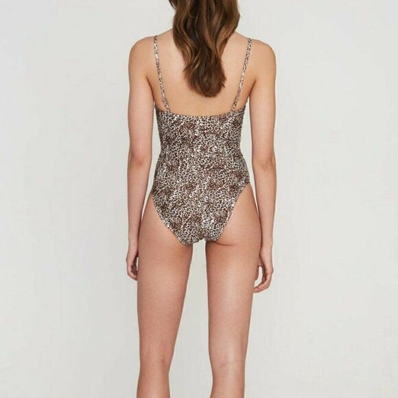 Faithfull The Brand - 10/XL - Women's swim Amalfi One Piece Charlie Leopard 🐆 - Picture 3 of 12